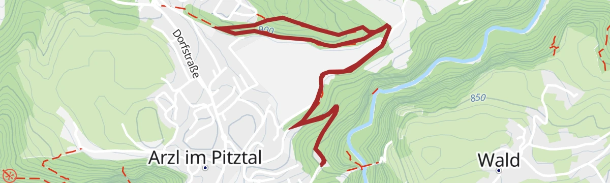 Route map: 2) Hohe Bank - Diemersteig